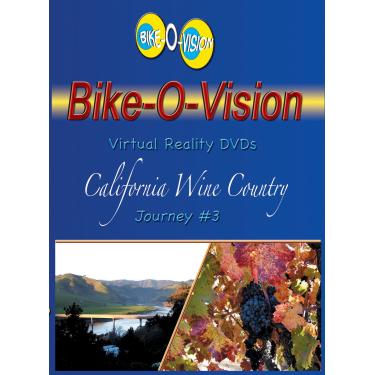 Imagem de Bike-O-Vision - California Wine Country - Virtual Cycling Adventure - Perfect for Indoor Cycling and Treadmill Workouts - Cardio Fitness Scenery Video Fullscreen #3