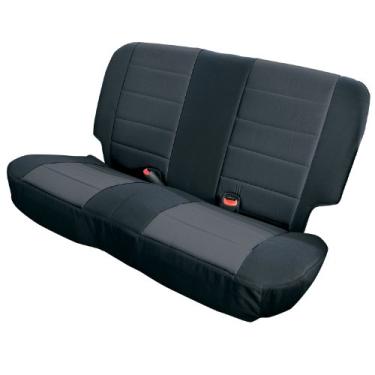 Imagem de Rugged Ridge Capa de assento 13263.01, traseira, neoprene preto; 03-06 Jeep Wrangler TJ