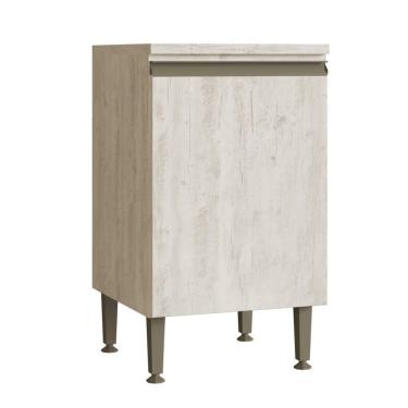 Imagem de Balcão Simples 1 Gaveta 50cm Greta IRM Crema