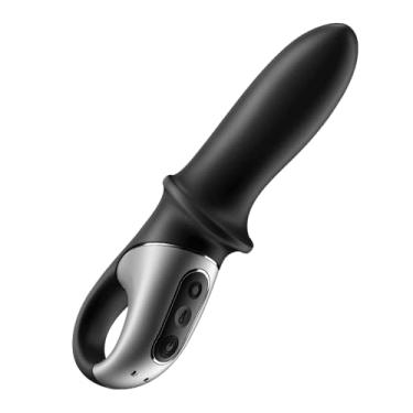 Imagem de Satisfyer Hot Passion Vibrador Anal com Função de Aquecimento e Aplicativo - Plugue Vibratório, Estimulador de Próstata - Compatível com o Aplicativo Satisfyer, Impermeável, Recarregável