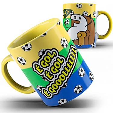Imagem de Caneca Flork Futebol seleção Brasil é gol 26