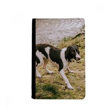Imagem de Porta-passaporte com imagem de animal preta e branca para anotações, bolsa para cartão, Multicolorido.