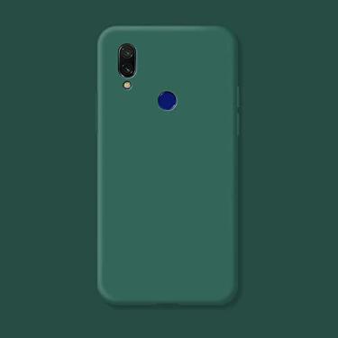 Imagem de Capa macia de silicone doce para Xiaomi Redmi Note 5 6 7 8 8T Pro 5A 6A 7A 8A S2 GO K20 Capa colorida sólida fosca, Verde Noite Escura, Para Redmi 6A