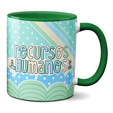 Imagem de Caneca Profissional Recursos Humanos RH Presente Criativo (Verde)