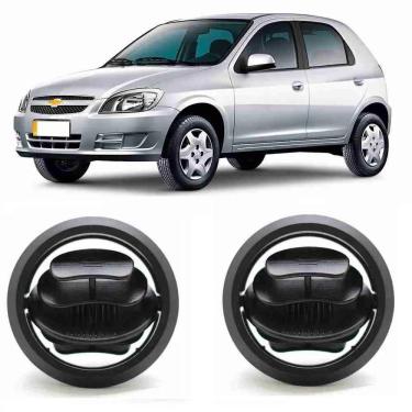 Imagem de Grade Difusor De Ar Painel Celta Prisma 2008 2009 2010 Preta