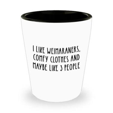 Imagem de Weimaraners Copo de shot, ideia de presente Weimaraners, presente para amantes de Weimaraners, ideia de e Natal