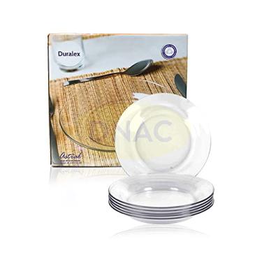 Imagem de DNAC Kit 6 Unidades De Pratos De Vidro Fundo Transparente - Duralex Nadir
