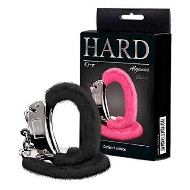 Imagem de Algema de Metal Reforçada HARD Com Pelúcia - PRETA -