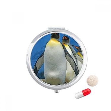 Imagem de Muitos Pinguins Antárticos da Ciência da Natureza Caixa de Armazenamento de Remédio