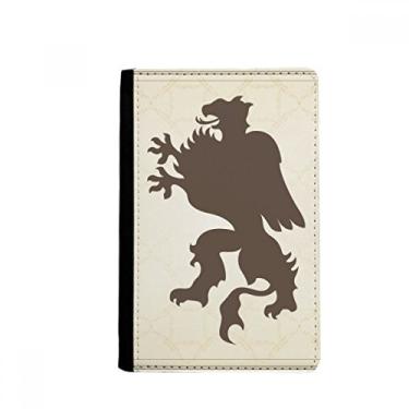 Imagem de Carteira Europ Animals com emblema nacional chita porta-passaporte Notecase Burse carteira porta-cartões