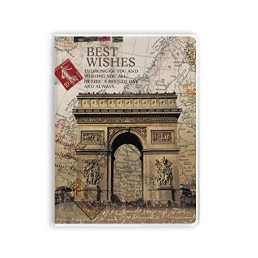 Imagem de Caderno Arch of Triumphal Best Paris capa de goma Diário capa macia
