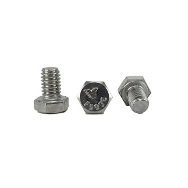 Imagem de Parafusos de cabeça hexagonal inoxidável 5/16-18 (1,27 cm a 6,35 cm de comprimento na listagem), aço inoxidável 304, 50 peças, 5/16-18 x 1/2 Inch