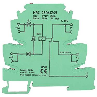 Imagem de MRC-25D61Z05 5V, placa de módulo de interruptor de relé de trilho DIN de interface, eletromagnético PLC
