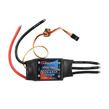 Imagem de Chusui Bidirecional 200A Brushless ESC para carro de controle remoto/barco/navio de controle remoto pneumático hélice subaquática CL