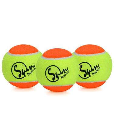 Imagem de Bola De Beach Tennis Spin  Tropical - Pack Com 03 Bolas