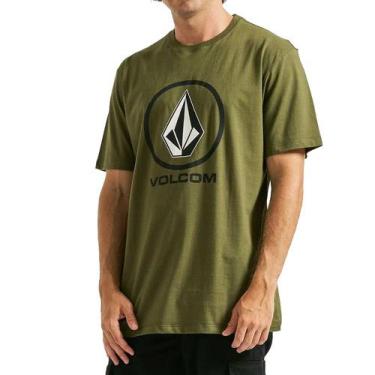Imagem de Camiseta Volcom Crisp Stone Verde Militar