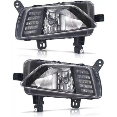 Imagem de Kit Farol Auxiliar Vw Novo Polo Com Led Daylight Drl