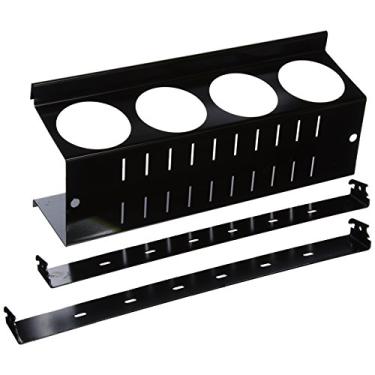 Imagem de Wall Control Suporte de lata de spray Pegboard e organizador de latas de aerossol para controle de parede e placa de ferramentas ranhurada – Preto – 35,5 x 17,7 cm – ASM-CH-014 B