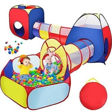 Imagem de Toca Túnel 5 Em 1 Infantil Colorida - Barraca Linda 5x1, Ideal Para Meninos e Meninas