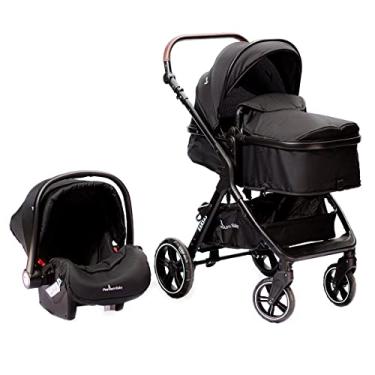 Imagem de Premium Baby Carrinho Travel System Kansas Black Preto