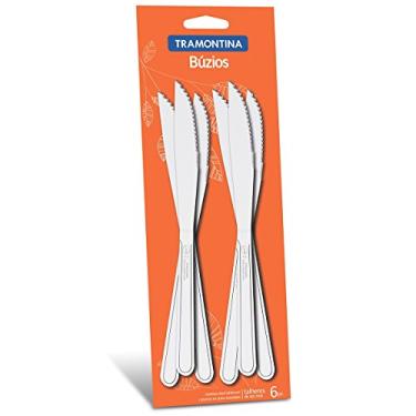 Imagem de Conjunto de Facas para Churrasco Tramontina Búzios em Aço Inox 6 Peças