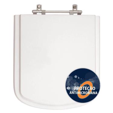 Imagem de Assento Sanitario Poliester Antibacteriano Bali Branco para Vaso Incepa Laufen