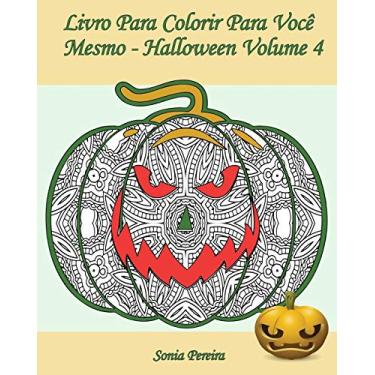 Imagem de Livro Para Colorir Para Você Mesmo - Halloween - Volume 4: 25 abóboras engraçadas para colorir