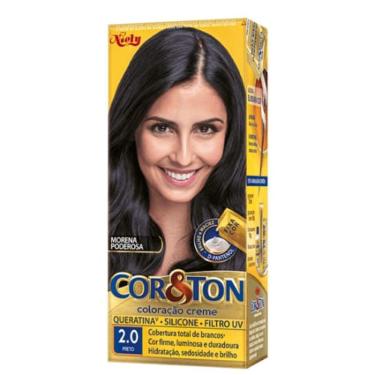 Imagem de Kit Tintura Niely  Cor e Ton tom 2.0 preto