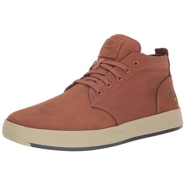 Imagem de Timberland Sapato masculino Davis Square Chukka, Nobuck enferrujado, 39