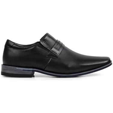 Imagem de SAPATO SOCIAL MASCULINO FERRACINI PORTO 6208-575G EM COURO Cor:Preto;Tamanho:38