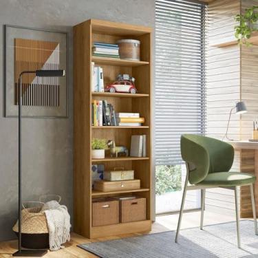 Imagem de Estante para Livros 5 Prateleiras Freijo Toq