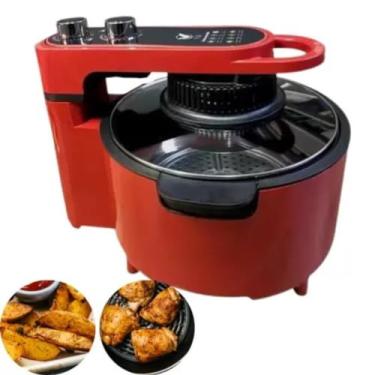 Imagem de Fritadeira Elétrica Air Fryer Vermelha Panela 10l 127/220v Mastercook