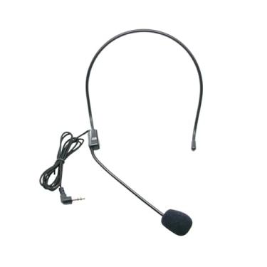Imagem de Generic Microfone fone de ouvido para amplificador voz sistemas microfone cabeça usar microfone com fio boom para entrevista cantando treinadores instrutor, Faixa dupla