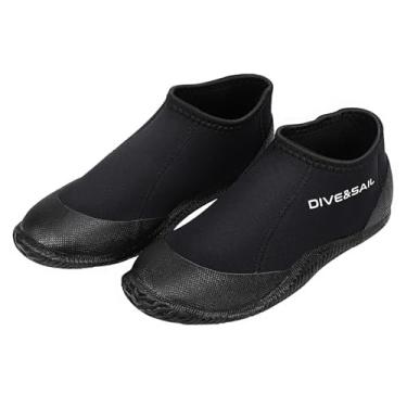 Imagem de Daconovo Botas de mergulho de neoprene 3mm botas de roupa de mergulho com sola antiderrapante para mergulho esportivo aquático