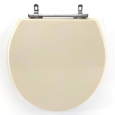 Imagem de Assento Sanitário Poliéster para Louça Azálea/standard/carina/flamingo/fiore/sabará Aço Biscuit