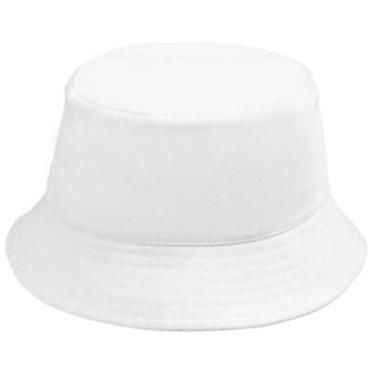 Imagem de Bucket Chapéu Hat Masculino Unissex Preto Cores Praia Liso-Masculino