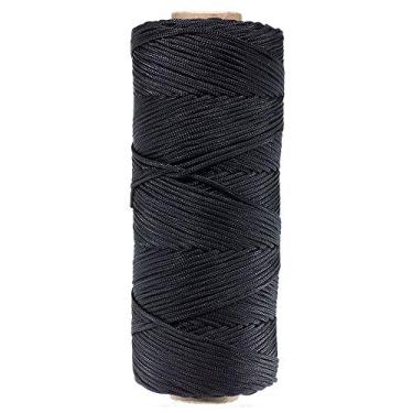 Imagem de Decoração de nylon trançado preto tarred – Tamanho #18 (250 lb. Resistência) ou #36 (160 lb. Resistência) – 100 opções de 200 e 500 pés – Perfeito para ganso, pato ou qualquer outro equipamento decorativo, Preto, #18 - 500 Feet