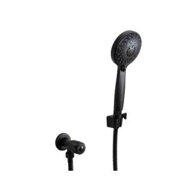 Imagem de Duchinha Higiênica Redonda 3 Jatos Preto c/Registro em ABS