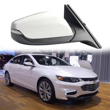 Imagem de Substituição do espelho lateral do passageiro adequado para Chevrolet Malibu XL 2016 2017 2018 Conjunto de espelho retrovisor lateral acessórios de espelho retrovisor do carro (9 fios)