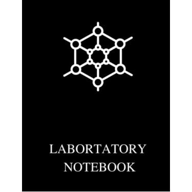 Imagem de Caderno de laboratório: Caderno de laboratório de química geral/caderno de laboratório simples para pesquisadores de pós-graduação | Sem duplicação sem carbono | 111 páginas | 21,6 x 28 cm.