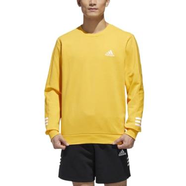 Imagem de adidas Moletom masculino Essentials Comfort Dourado/Branco GG