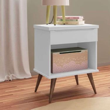 Imagem de mesa de cabeceira infantil inda 1 gv branca