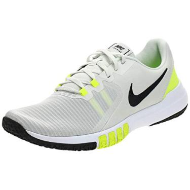 Imagem de Nike Tênis de treino masculino Flex Control 4 (CD0197-006, Spruce Aura/Volt/Branco/Preto) Tamanho 44