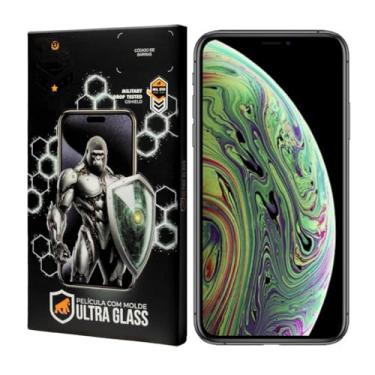 Imagem de Gshield Película de Vidro Temperado Ionizado Anti-Reflexo Anti Impacto 100% de sensibilidade Tela Toda, Ultra Glass para (iPhone X/XS/11 Pro)