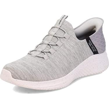 Imagem de Skechers Tênis masculino Ultra Flex 3.0 Right Away Hands Free Slip-in, Cinza, 7 Wide