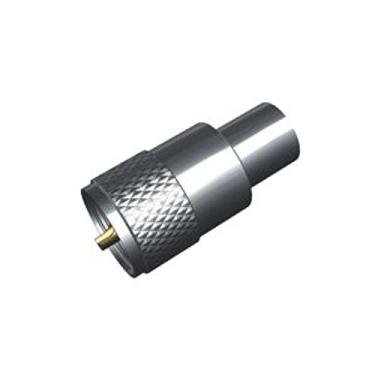 Imagem de Conector Pro Trucker sem coaxial PL-259 para cabo coaxial de rádio CB inclui redutor UG-175 para RG58 Coax
