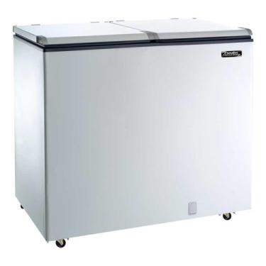 Imagem de Freezer Horizontal Dupla Ação 325l Tampa Cega 220v ESMALTEC