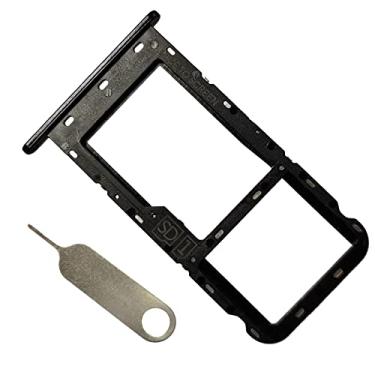 Imagem de Suporte de cartão SIM Moto G Stylus 2021 Bandeja de substituição para Motorola Moto G Stylus XT2115 (2021) 6,8 polegadas - Preto