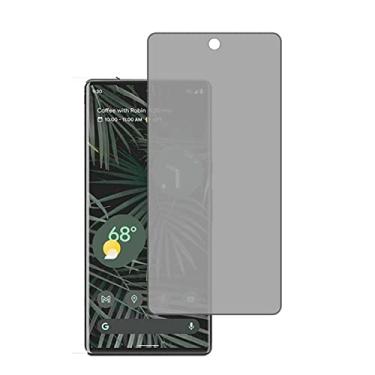 Imagem de UPONEW Protetor de tela de vidro de privacidade para Google Pixel 6 Pro - [Pacote com 2] Protetor de tela de vidro temperado preto para Google Pixel 6 Pro