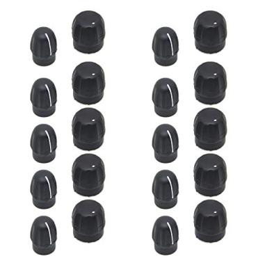 Imagem de Kymate Two Way Radio Volume and Channel Knob Button Cap for Motorola CP200 CP200D CP040 Pro5150 GP380 HT1250 CP150 CP180 EP450 DEP450 EX500 Walkie Talkie Replacement Accessories 10pair